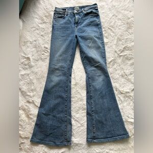 MOTHER Mid-Blue Flare Jeans